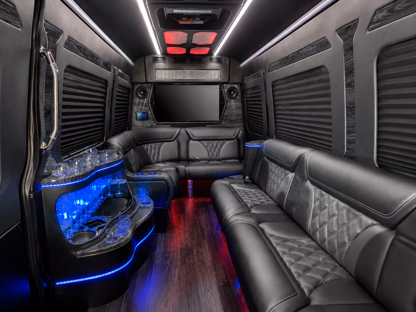 brookline 30 passenger party bus