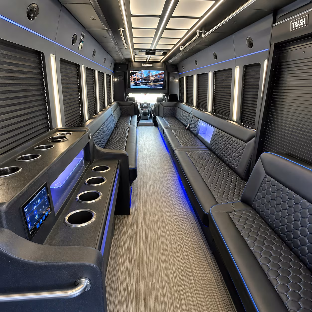 brookline party bus rentals inside