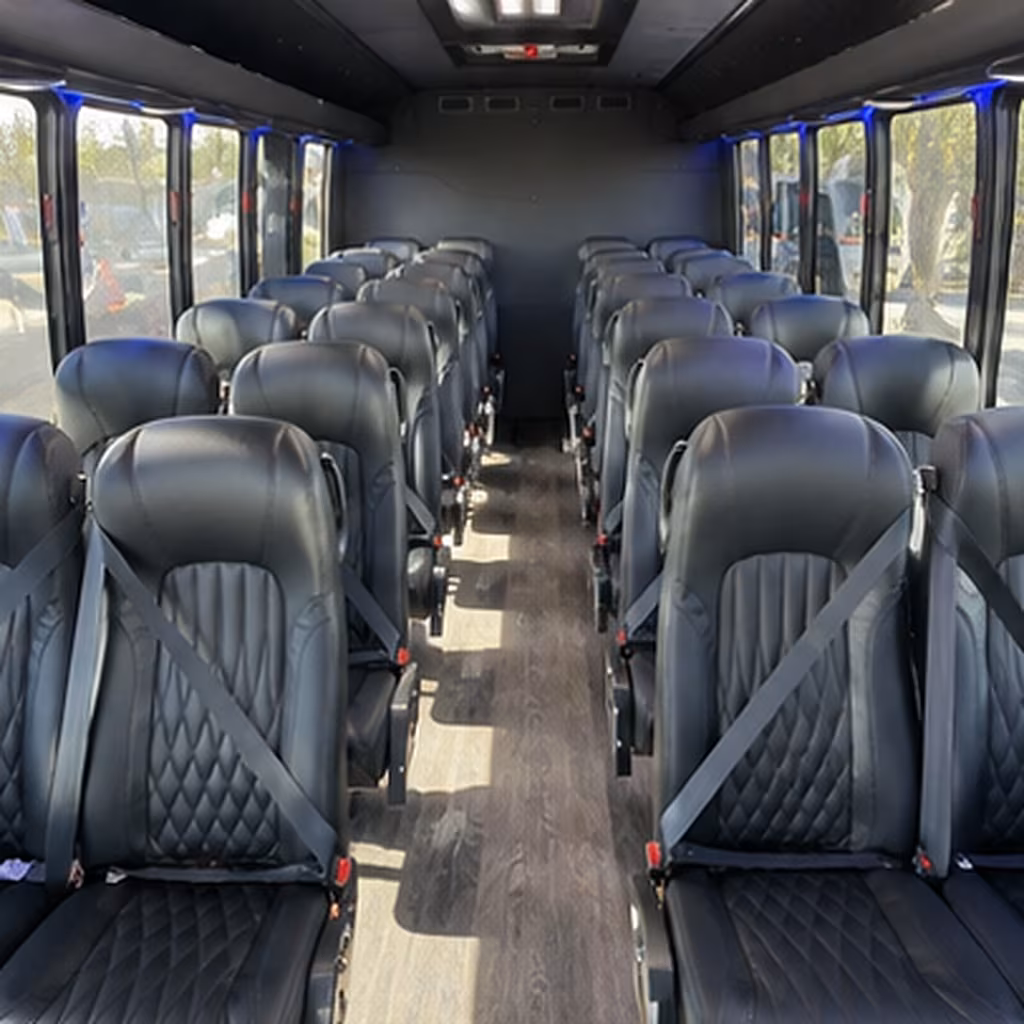 brookline religious group transportation onboard seating