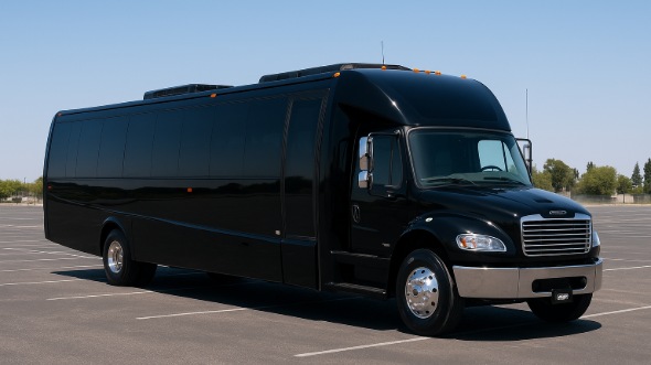 Exterior of Charter Bus Company Brookline's 15 Passenger Minibus in Brookline