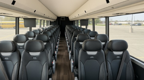 brookline 15 passenger minibus inside