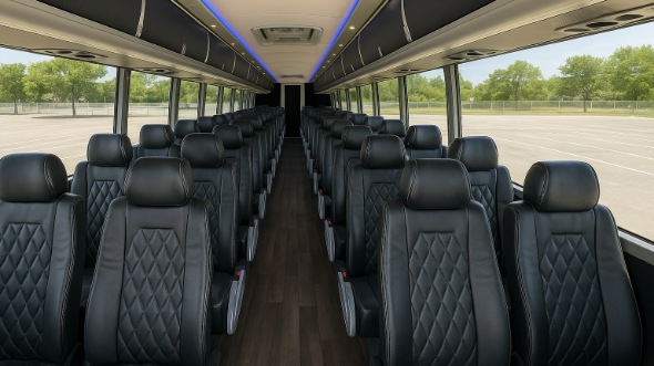 brookline 50 passenger charter bus rental