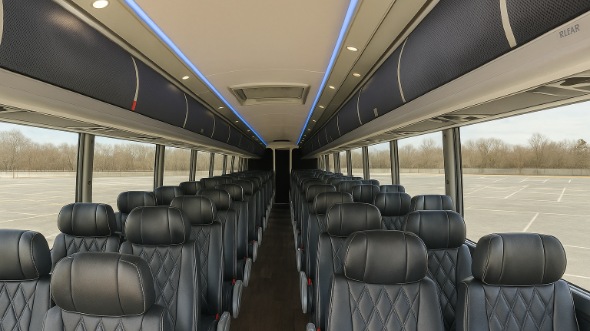 brookline 56 passenger charter bus rental